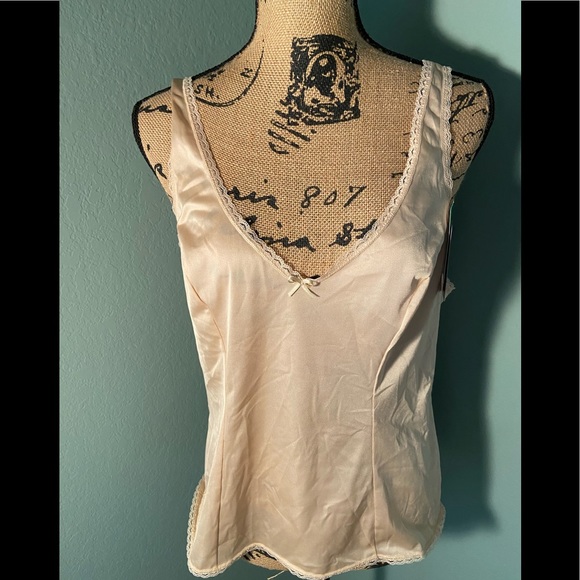 NWT Vanity Fair Camisole Chemises Sz 38 Nude Color - Picture 2 of 5